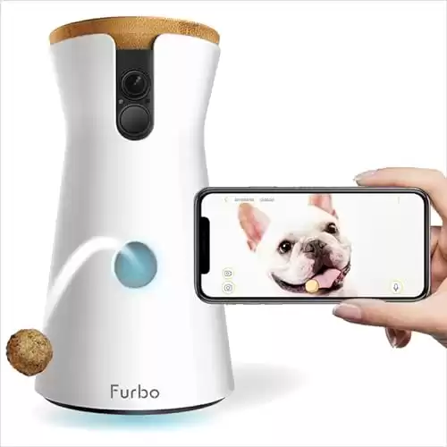 Furbo Dog Camera: Treat Tossing Full HD WiFi Pet Camera and 2-Way Audio