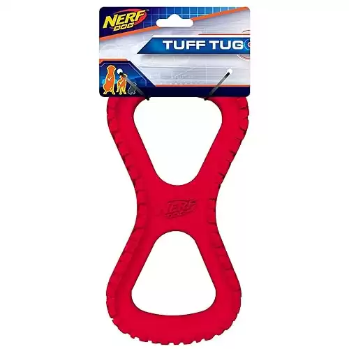 Nerf Dog Tire Infinity Tug Durable Dog Toy - 10", Large