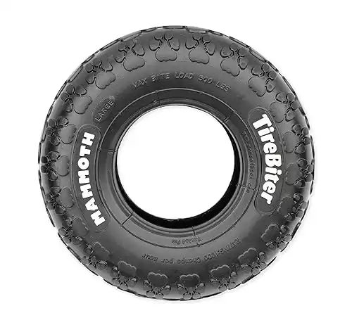 TireBiters Large Chew Toy, Black, 10-Inch