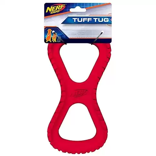 Nerf Dog Tire Infinity Tug Durable Dog Toy - 10", Large