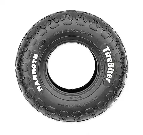 TireBiters Large Chew Toy, Black, 10-Inch